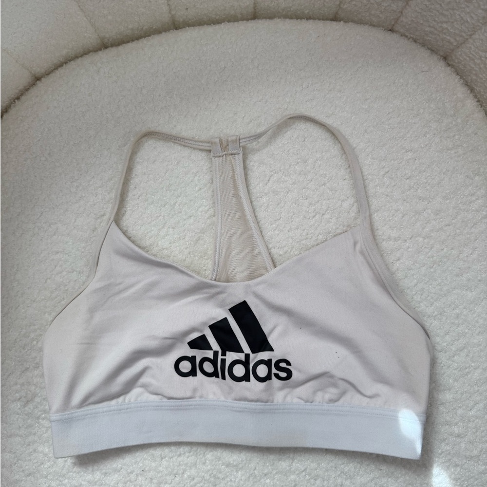 Adidas Racerback Sports Bras - Pink, White, Black Trio in Size Small - Picture 4 of 7